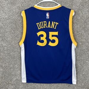 Adidas Kevin Durant Golden State‎ Warriors Jersey Signed Youth Large
